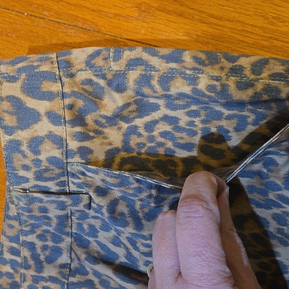 Noisy May Women’s Brown Leopard Print Straight Leg Pants | Size Large | NWOT - Picture 5 of 11